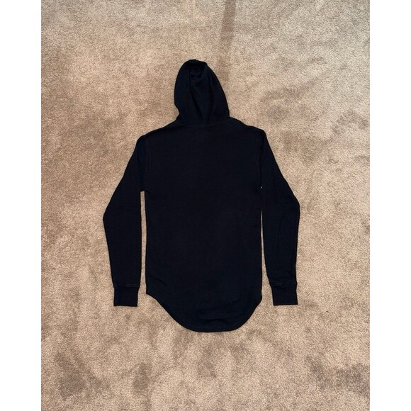 Shouthouse (Tilly’s) Black Hoodie - Lightweight Waffle Knit - Men’s Small - Picture 6 of 8